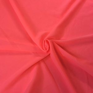 18" W x 180" L Chiffon Table Runner, Neon Pink